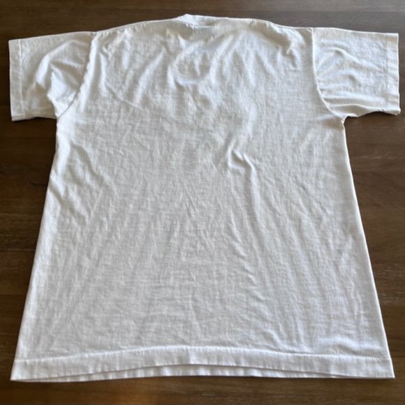 Vintage‎ 90s 80s Lindbergh Flyers Renaissance Mens Large Flight Pilot T-Shirt - Picture 5 of 5